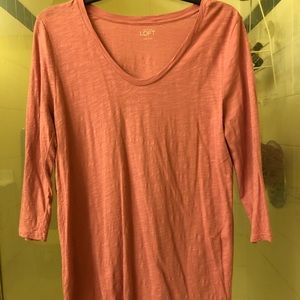 Pink LOFT v-neck